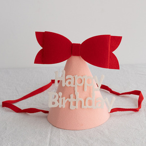 Ins Fashion chapeau d'anniversaire pour enfants chapeau d'anniversaire pour bébé décoration de premier anniversaire fête adulte accessoires Photo - Product Image 5