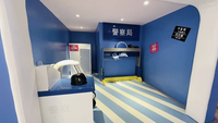 Aire de jeux intérieure sur le thème des macarons, maison de jeu, toboggan, piscine à balles, jeux souples personnalisés pour enfants, pour centre commercial et école maternelle