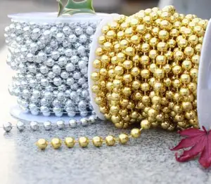 Perhiasan fashion DIY rantai bola plastik ukuran berbeda untuk pilihan lebih banyak warna untuk pilihan 8mm 1448148