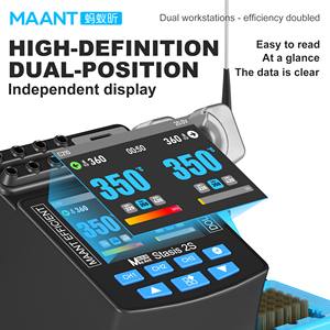 Mesa de Soldadura Digital Inteligente MaAnt 2S-210 de 200W, Compatible con Mangos <span class=keywords><strong>C210</strong></span>/245/115, Reparación de Teléfonos Móviles Electrónicos sin Plomo, CA - Product Image 3