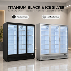 Gewerbliche Gelato-Eiscreme-Vitrine -24 Grad Aufrechte Glastür-Kühlvitrine für Dessertläden - Product Image 4