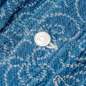 แจ็คเก็ตยีนส์แจ็คการ์ดหนานุ่มสไตล์สตรีทแวร์สุดเท่  แบบยูนิเซ็กส์ - Product Image 4