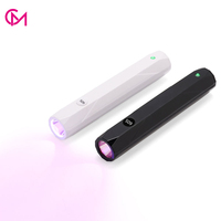 Lampe à ongles UV LED portable 2-en-1 pour séchage rapide du gel, mini lampe à ongles rechargeable avec support