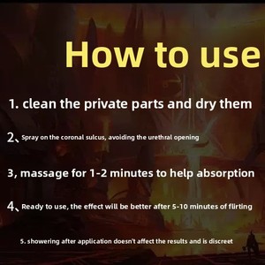 بيع بالجملة من المصنع بخاخ إله هندي للرجال طبعة ذهبية بخاخ خارجي للرجال غير مخدّر منتجات مثيرة للبالغين - Product Image 6