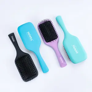 Denman-cepillo de pelo para salón de belleza, productos de estilismo para el cabello, extensión de masaje personalizado, paleta rizada para el cuero cabelludo - Product Image 1