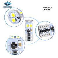 LED T10 W5w bombilla Led 06SMD 3030 12V Canbus coche matrícula luz tablero instrumento bombillas para accesorios de coche