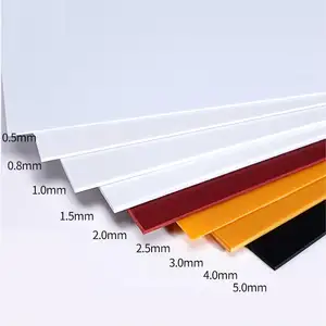 Pvc Hội Đồng Quản trị bọt các nhà sản xuất mật độ 0.5 độ dày 3 mét màu trắng PVC Hội Đồng Quản trị bọt cho quảng cáo