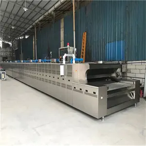 Yeslon mesin pembuat roti komersial sabuk konveyor peralatan memanggang Pizza Oven konveyor otomatis terowongan Oven