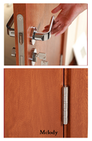 Iterior stratifié MDF/HDF PVC placage feuille en bois insonorisé/porte en bois pour la maison