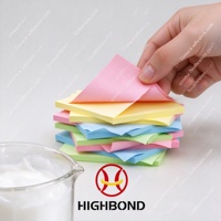 Colle liquide à base d'eau réprouvante pour bloc-notes, notes autocollantes, adhésif pour notes, adhésif pour mémos