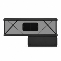 Camper pick-up en fibre de verre étendu d'usine pour Gladiator Frontier Ridgeline, porte demi-double, 4x4, camping