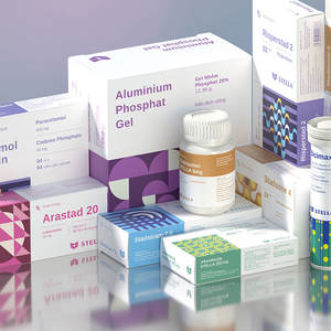 บรรจุภัณฑ์ผลิตภัณฑ์ทางการแพทย์ขนาดเล็กกล่องกระดาษแข็งแบบกำหนดเองกล่องกระดาษกล่องของขวัญยาบรรจุภัณฑ์แบบใสเคลือบ UV - Product Image 1