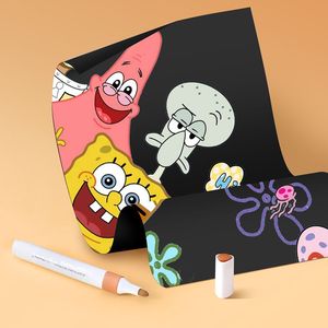 An toàn không độc hại đa màu acrylic đánh dấu màu sắc Stackable nước dựa trên sơn bàn chải đánh dấu cho trẻ em và học sinh - Product Image 4