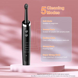 5 cabezales de repuesto, máquina pulidora eléctrica portátil para blanquear los dientes, pulidor <span class=keywords><strong>Dental</strong></span> para uso doméstico <span class=keywords><strong>con</strong></span> luz LED - Product Image 5