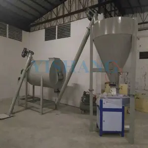 Simple ceramic tile adhesive dry mortar making machine manufacturing plant