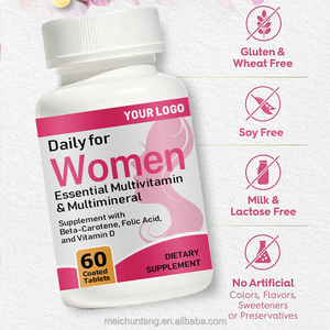 Suplemento multivitamínico y multimineral para mujer Estado de ánimo energético Cabello Piel Uñas Multivitamínico diario a B C <span class=keywords><strong>D</strong></span> E Zinc Calcio Más - Product Image 3