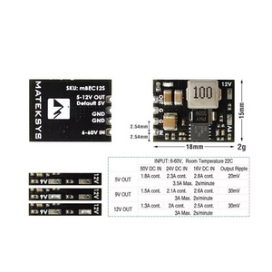 Module abaisseur ADJ en plastique Matek System Micro BEC 6-60V vers 5V/9V/12V pour jouets électriques, pièces et accessoires RC - Product Image 2