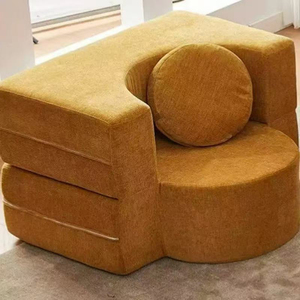 Set di Mobili per Soggiorno in Stile Vintage Personalizzabili all'Ingrosso, Divano Letto Lussuoso Compatto e Pieghevole, Imbottito con Materiale in Spugna - Product Image 4