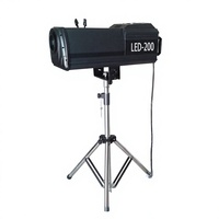 Projecteur de scène LED 300W DMX512/FB4, 8-15 faisceaux, 5 couleurs + blanc, projection 20-30m, IP33, CRI70, 8000K