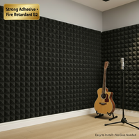 Panneaux acoustiques légers et écologiques en fibre de polyester Échantillons gratuits personnalisés Vente en gros Bureau Appartement Boutique Chambre à coucher Son