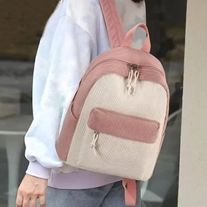 Mochilas Escolares al por Mayor, Mochilas Personalizadas de Pana para Senderismo, Deportes Casuales, Mochilas para Mujer - Product Image 2