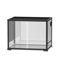 Terrarium pour reptiles FPG-D - Design rectangulaire en verre avec ports pré-percés et assemblage facile