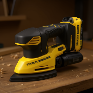 Lijadora Orbital Aleatoria Inalámbrica Stanley Fatmax 20V, Herramienta de Lijado de Doble Acción de 1/4 de Hoja - Product Image 3