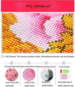 Meilleure vente moderne peint à la main rue nature morte <span class=keywords><strong>Art</strong></span> bricolage résine diamant peinture 40x50cm <span class=keywords><strong>avec</strong></span> <span class=keywords><strong>cadre</strong></span> en bois - Product Image 6