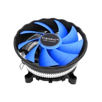 Ventilateur de refroidissement silencieux pour processeur TISHRIC PWM 3 broches lumière DC Intel LGA 1151 1155 1156 1366 775 AM2 AM3 AM4 12V PC ordinateur radiateur