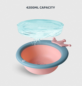 Lavabo portátil plegable multifuncional para bebés Lavabo plegable <span class=keywords><strong>de</strong></span> plástico para animales - Product Image 3