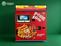 Distributeur automatique de frites à température uniforme, distributeur automatique de burgers étanche, entièrement automatique pour l'extérieur