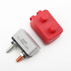 Disjoncteur à réinitialisation automatique série <span class=keywords><strong>E5</strong></span> avec double goujon, fusible de batterie, couvercle en nylon rouge, câblage à vis, audio pour moteur de pêche à la traîne - Product Image 6