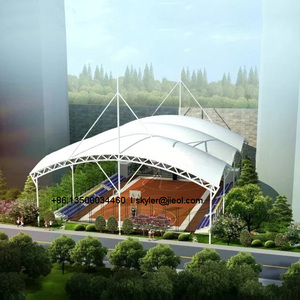 โซลูชันหลังคาแบบยืดหยุ่นของอเมริกาใต้สำหรับสนามเทนนิสกลางแจ้งและสนามบาสเก็ตบอล - Product Image 4