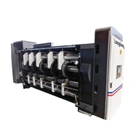 Nouvelle machine d'impression, de rainurage et de découpe de boîtes en carton ondulé à grande vitesse, impression de boîtes en carton 2-5 couleurs