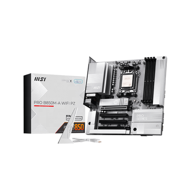2025 New MSI PRO B850M-A WIFI PZ Gaming Mainboard 5G LAN Network Gaming BTF Motherboard B850 DDR5 256G Ram 2x PCIe 5.0
