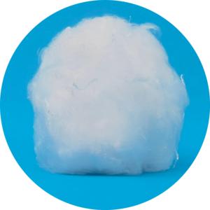 <span class=keywords><strong>Fibre</strong></span> de polyester microfibre vierge type duvet 0.5D*38mm pour rembourrage - Product Image 1