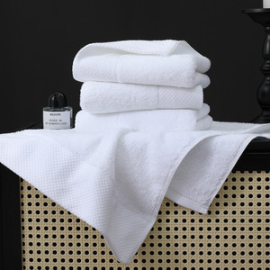 <span class=keywords><strong>Serviette</strong></span> de bain en coton blanc pur pour hôtel et maison d'hôtes, couleur unie, écologique, antimicrobienne, minimaliste, douce, haute absorption, pour adultes - Product Image 1