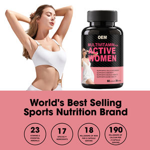 Cápsulas multivitamínicas y minerales para mujer de etiqueta privada con colágeno marino y ácido hialurónico multivitamínico para mujeres - Product Image 4