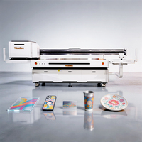 Printer UV Flatbed Terbaru Worldcolor dengan 2-12pcs Head Print G6, Dukungan Perangkat Lunak Flexi, Mendukung Berbagai Mode Pencetakan