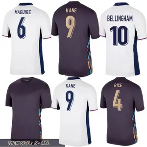 Baru 24 25 eNGLanDS kaus sepak bola BELLINGHAM RASHFORD KANE 2024 Euro Cup 2025 Jersey tim nasional Home Away perlengkapan anak-anak pria