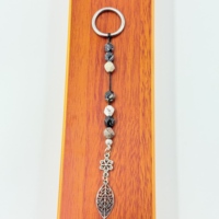 Chapelet de prière musulman 8 mm 7 pièces, perles de pèlerinage en pierre naturelle, anneau en acier inoxydable, bracelet Imam Kaaba, chapelet de prière islamique