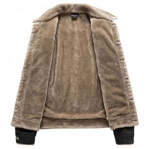 Vêtements de rue d'hiver personnalisés à la mode en gros 2021, veste en jean noir pour hommes - Product Image 3