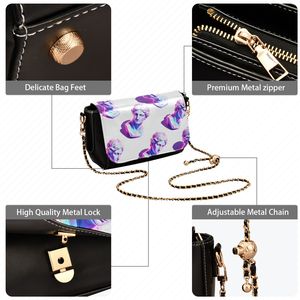 Sac messager personnalisé pour femme avec chaîne, sac à bandoulière tendance pour usage quotidien - Product Image 4