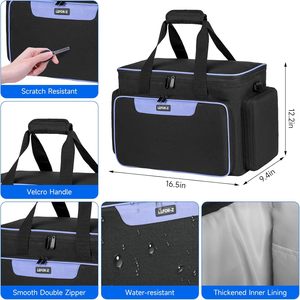 Étui pour machine à coudre gratuit - Sac de transport avec rembourrage amovible, sac fourre-tout pour machine et accessoires - Product Image 6