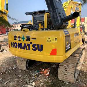 Excavatrice sur chenilles hydraulique Komatsu PC200-8 d'occasion, 20 tonnes, modèle 2021, vente incluant le moteur, la pompe, les composants principaux, stock direct - Product Image 6