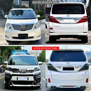 Nouveau kit de pare-chocs avant/arrière et feux antibrouillard pour Toyota Alphard 2008-2014 - Amélioration de modification automobile à fixation par boulons - Product Image 2