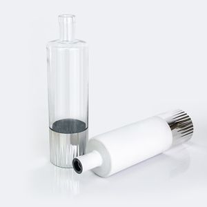 Bouteille en verre personnalisée avec étiquette, électroplaquée or et bleu, 750 ml, pour <span class=keywords><strong>vodka</strong></span>, tequila, gin, spiritueux, liqueur - Product Image 5