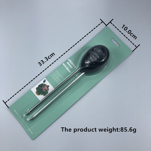 Haonan Office Supplies Store Three-Way Soil Meter Moisture Ph Light Round Black Multifunctional Tester - Product Image 2