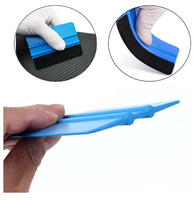 Raclette d'installation de film vinyle pour voiture, outil de pose de film carbone, raclette pour film teinté automobile, raclette en feutre de laine pour voiture domestique