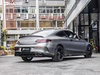 Kit de Carrocería Delantera y Trasera Estilo C63 AMG para Benz Clase C W205 2015-2021, Piezas de Conversión Completa